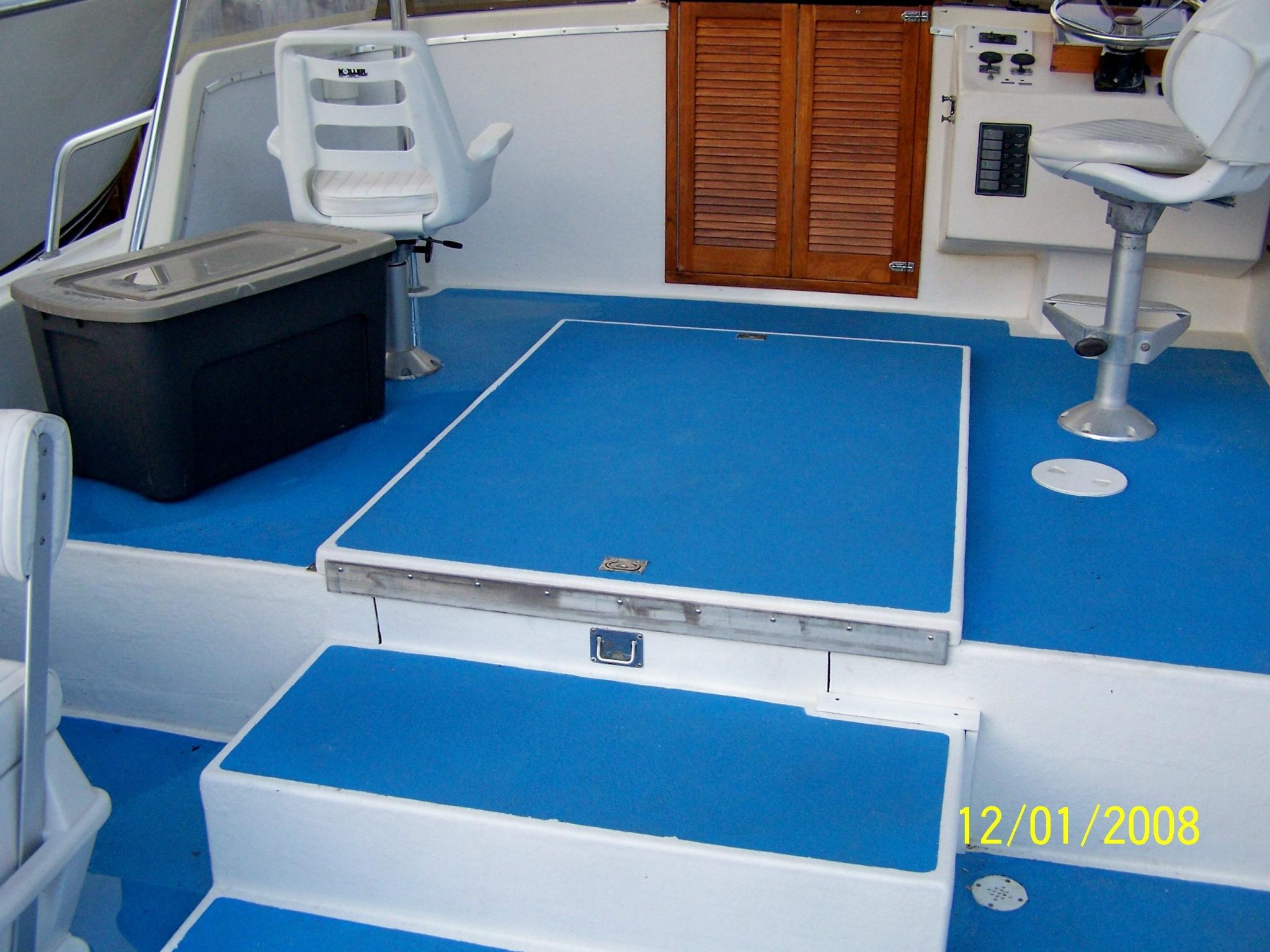 non slip coating for safe footing on boat decks - acry