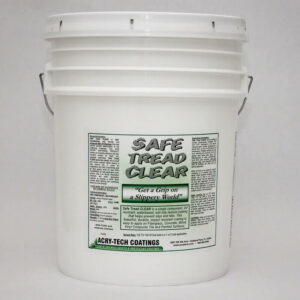 Safe Tread Anti Slip Coating - Clear "Fine Grit" 5 Gallon