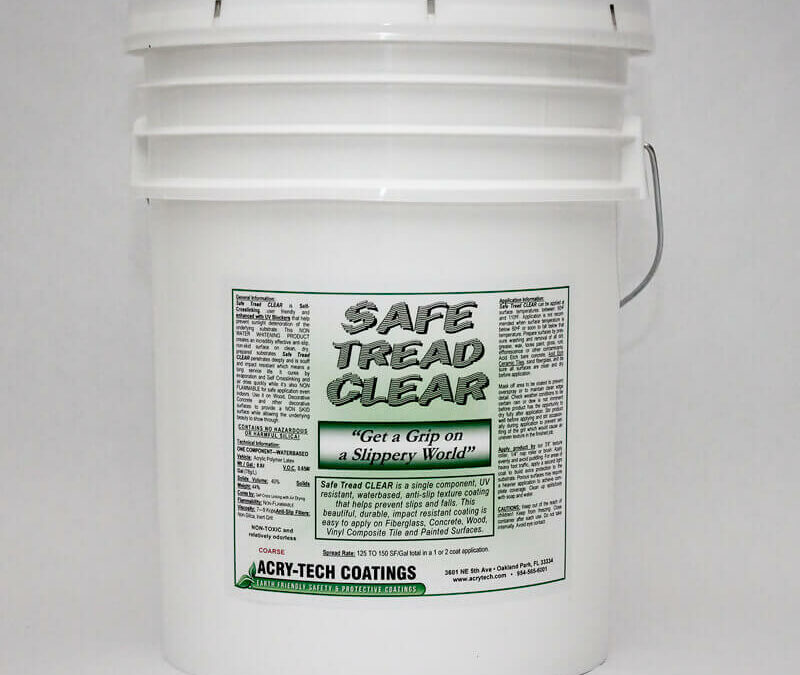 Safe Tread Anti Slip Coating - Clear "Coarse Grit" 5 Gallon