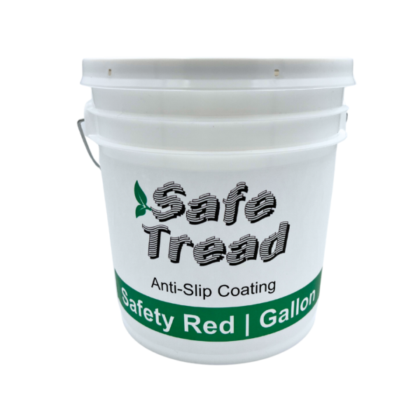Safe Tread Safety Red Gallon