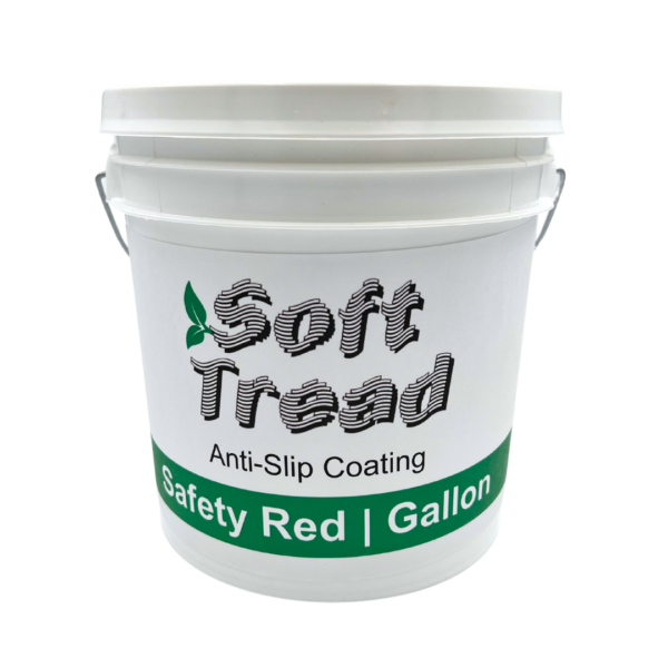 Soft Tread Safety Red Gallon