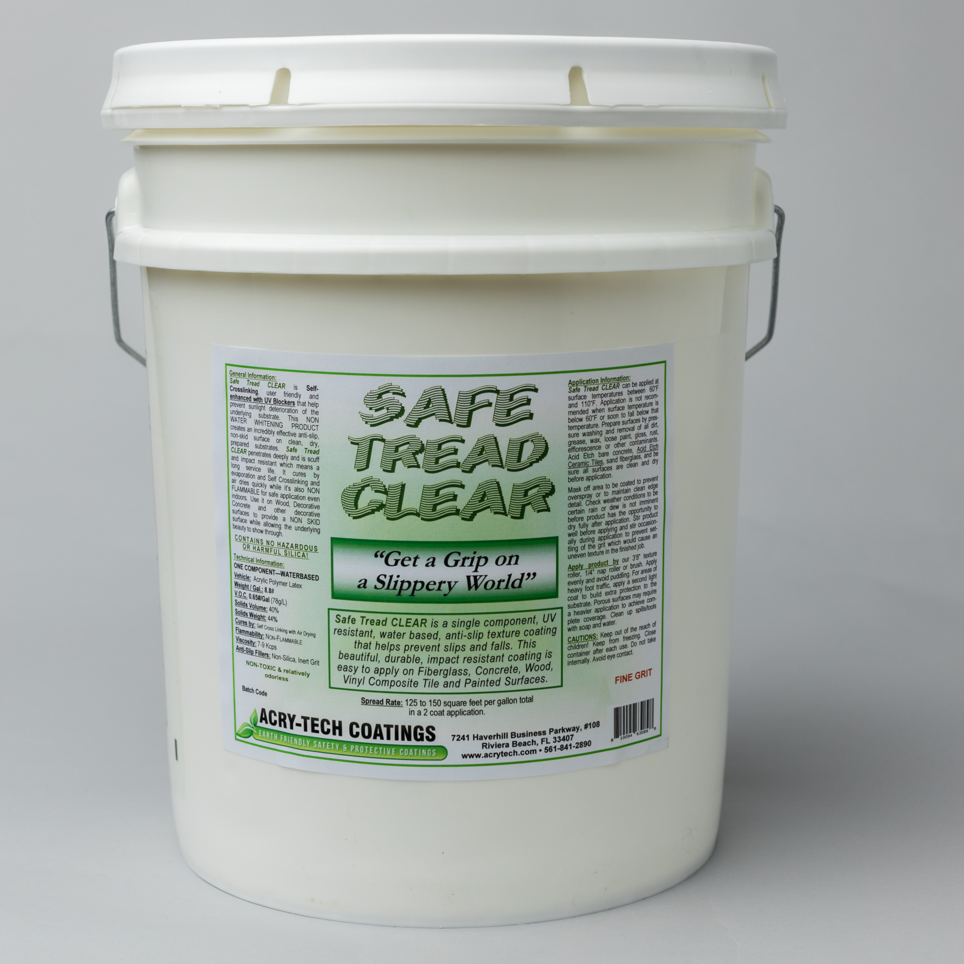 Safe Tread Anti Slip Coating | Clear | Acry-Tech Coatings