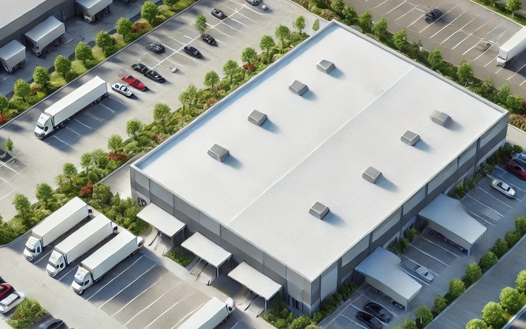 commercial flat roof coating