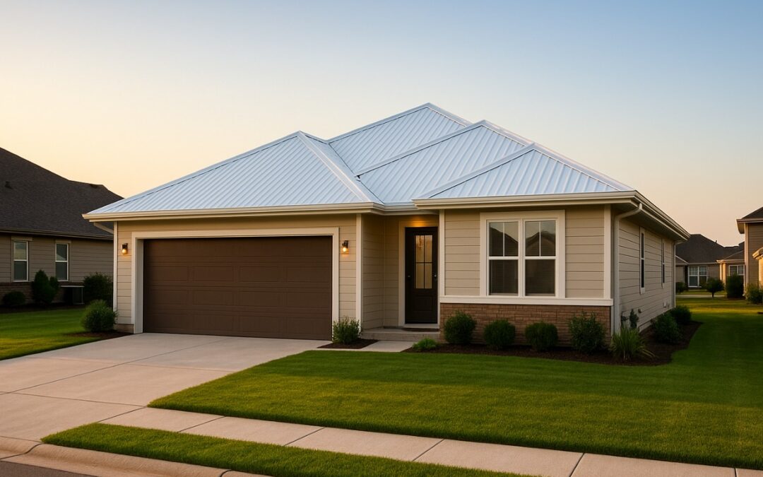 House with White Roof
